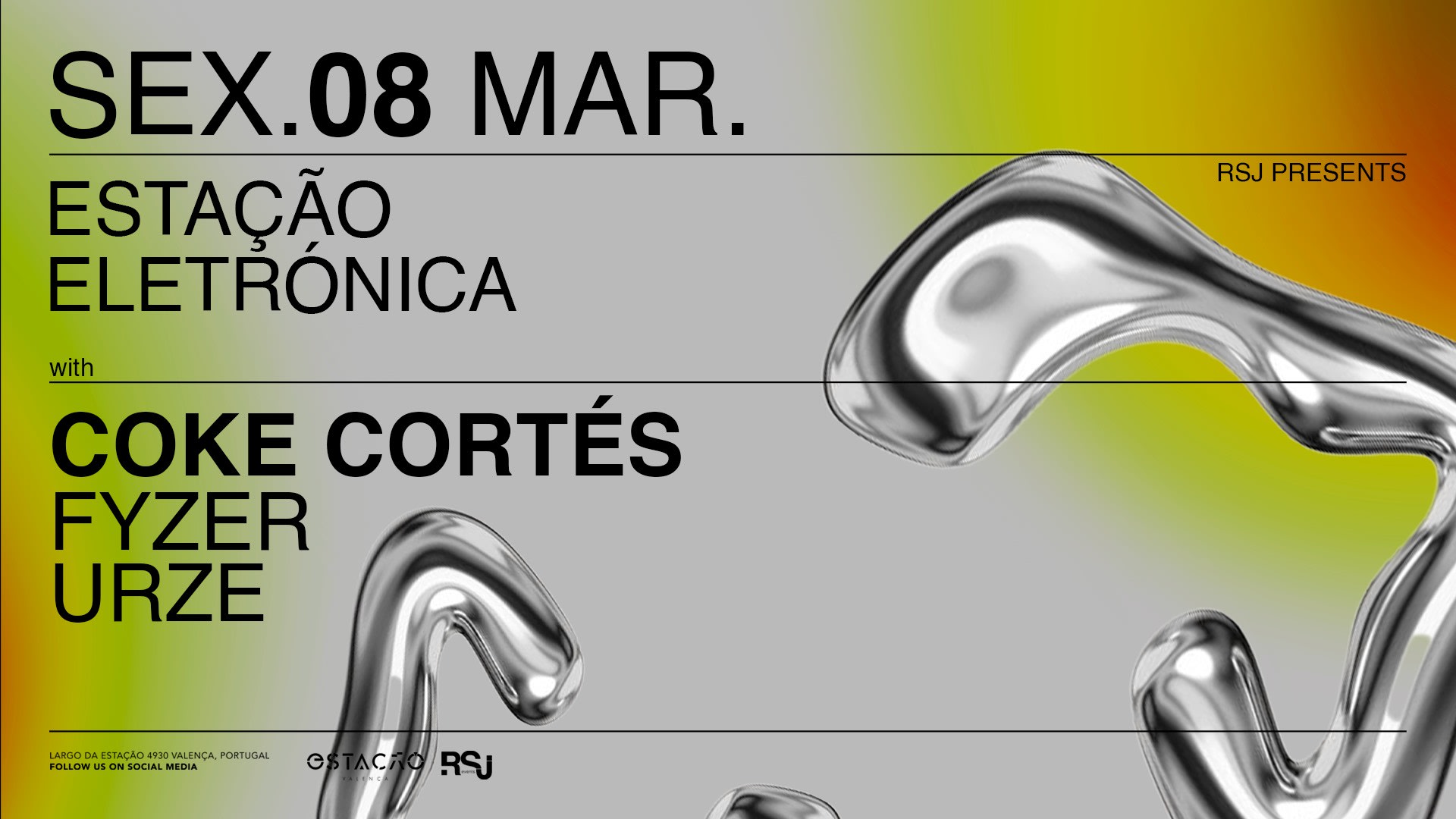 Estação Eletrónica C/ Coke Cortés, Fyzer, Urze Cover