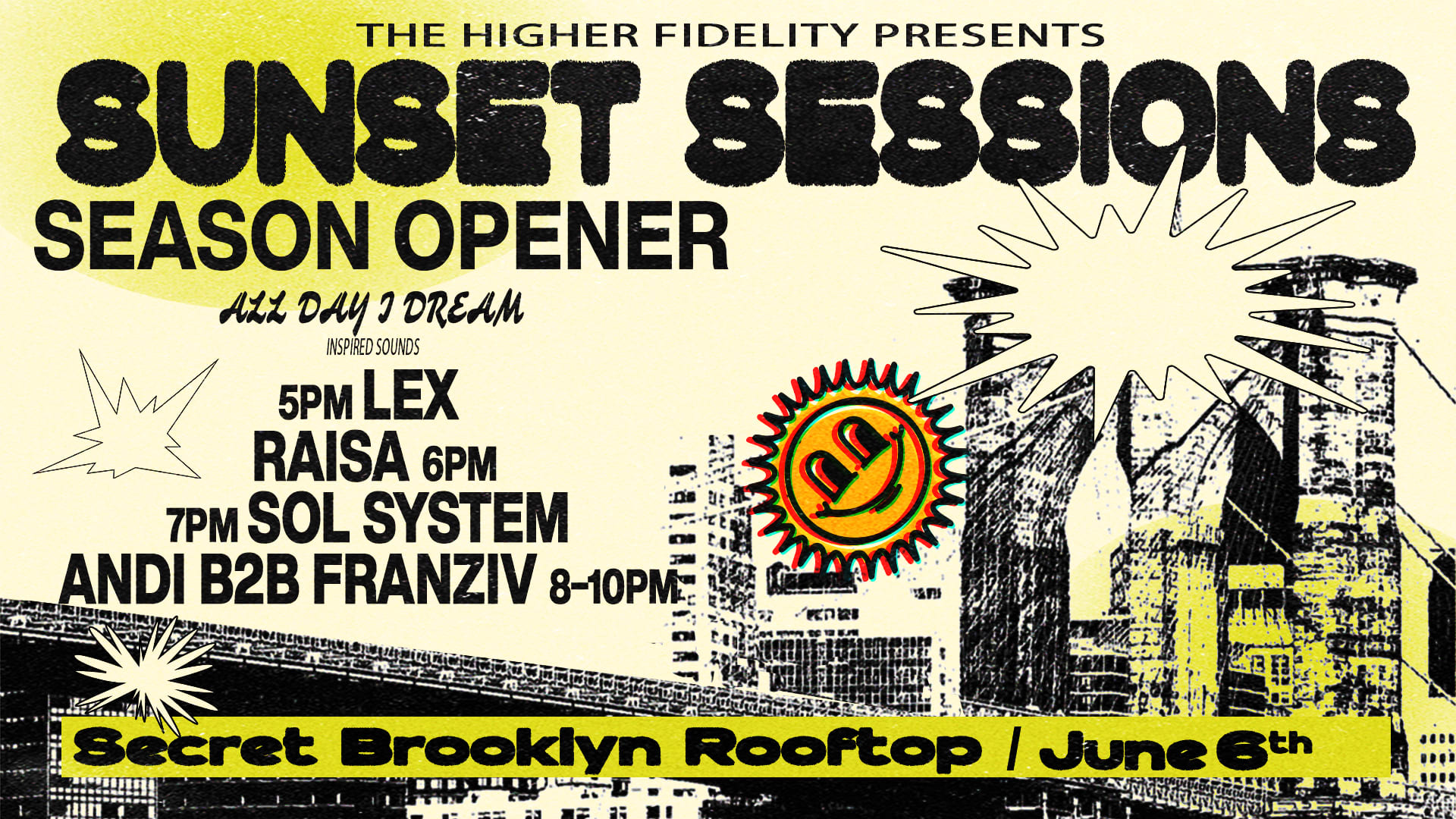Sunset Sessions Season Opener Cover