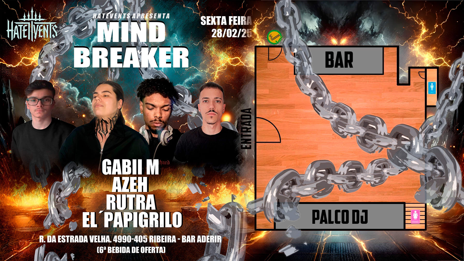 Hatevents - Mind Breaker Cover