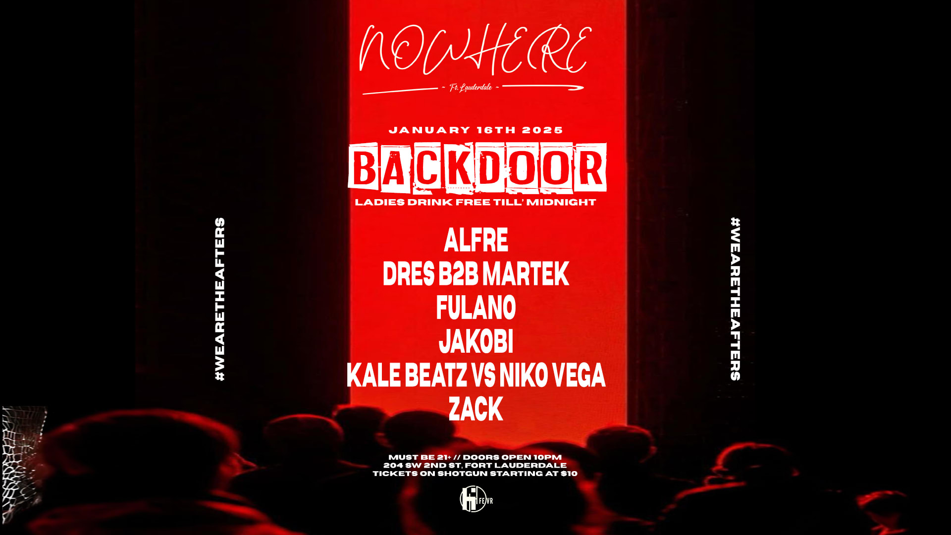Backdoor @Nowhere | Official Launch Party (Ladies Night) Cover