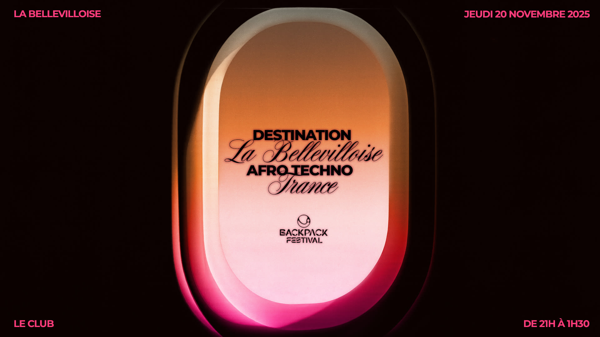 Destination - Backpack Festival | 20.11.25 Cover
