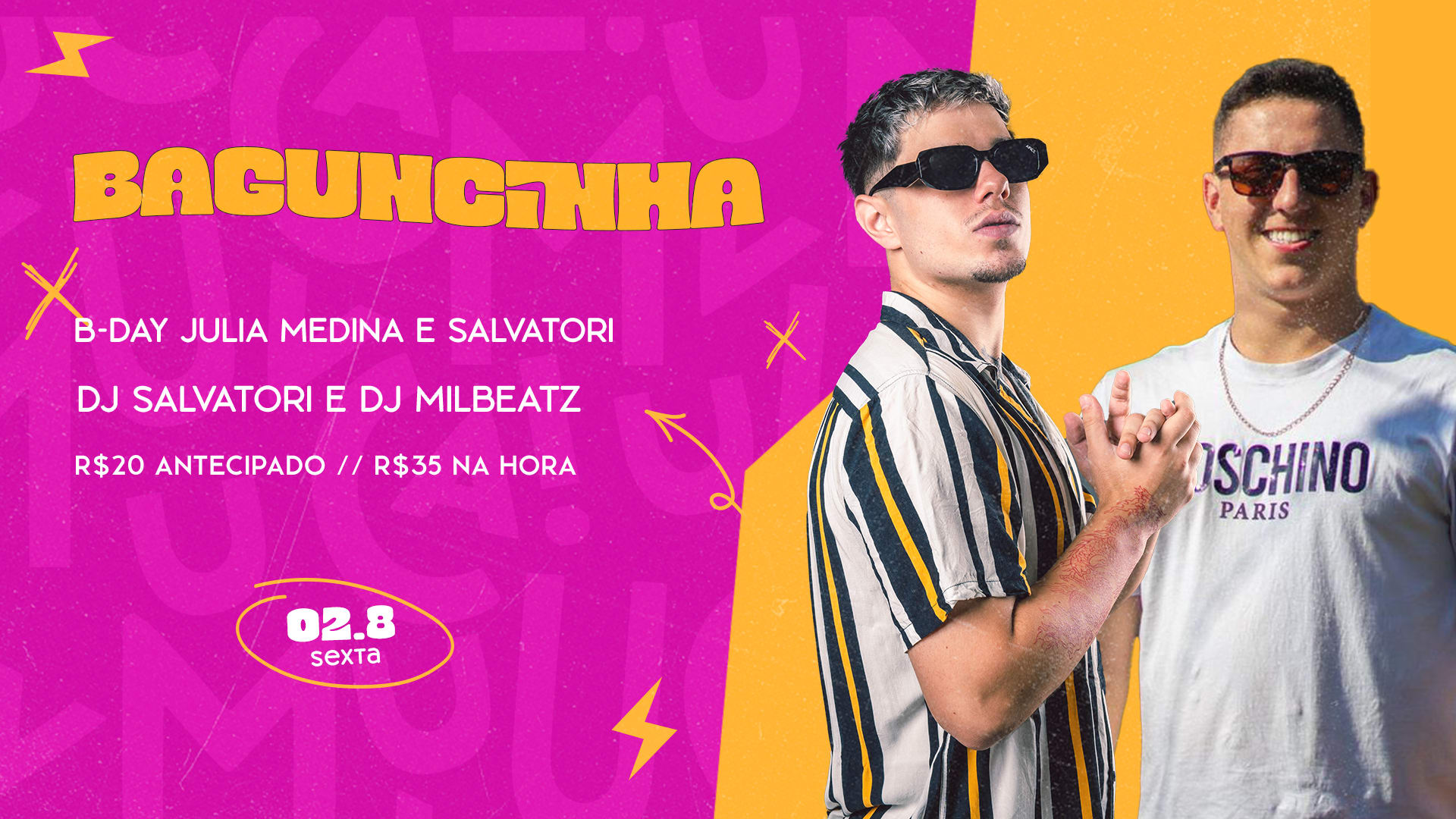 Baguncinha 02/08 Cover