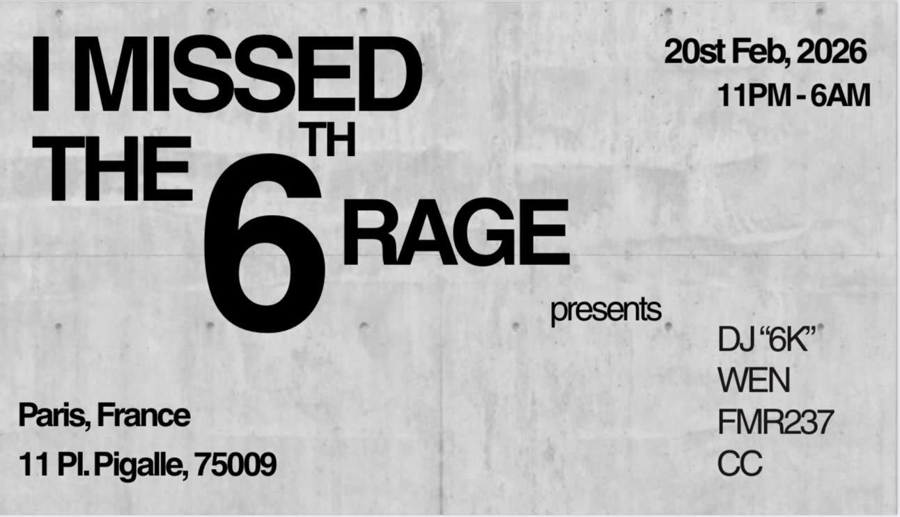I Missed The 6th Rage - Folies Pigalle Cover