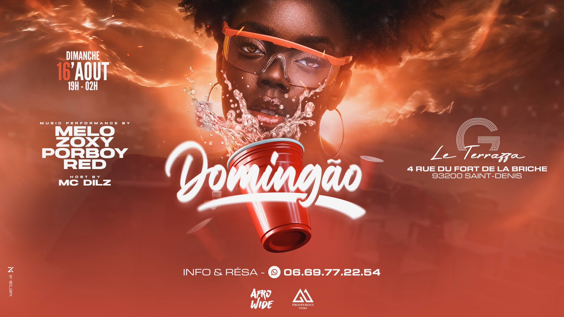 Domingao Soirée Afro Cover
