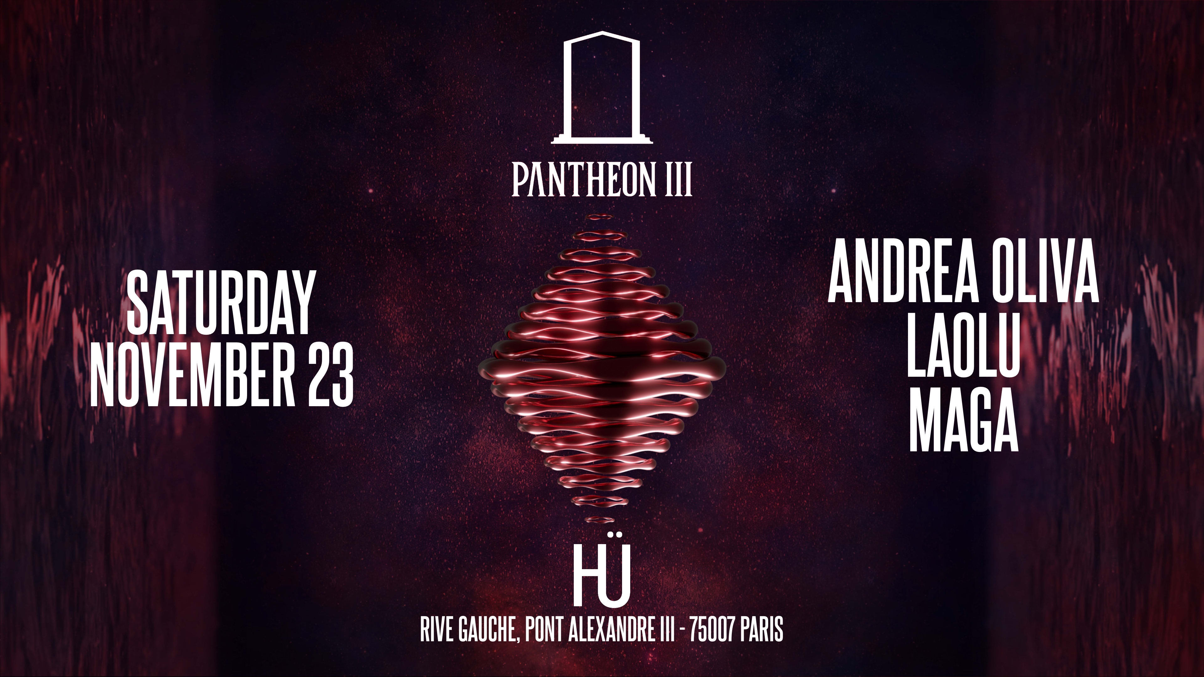 Pantheon X Hüna : Andrea Oliva | Laolu | Maga - 23/11 Cover