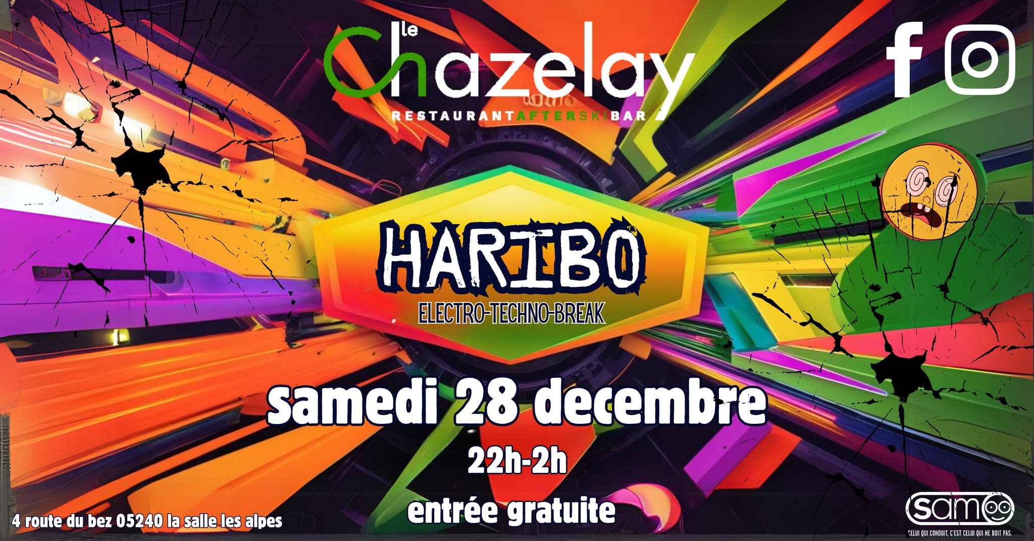 Soirée Dj Haribo - Serre Chevalier Cover