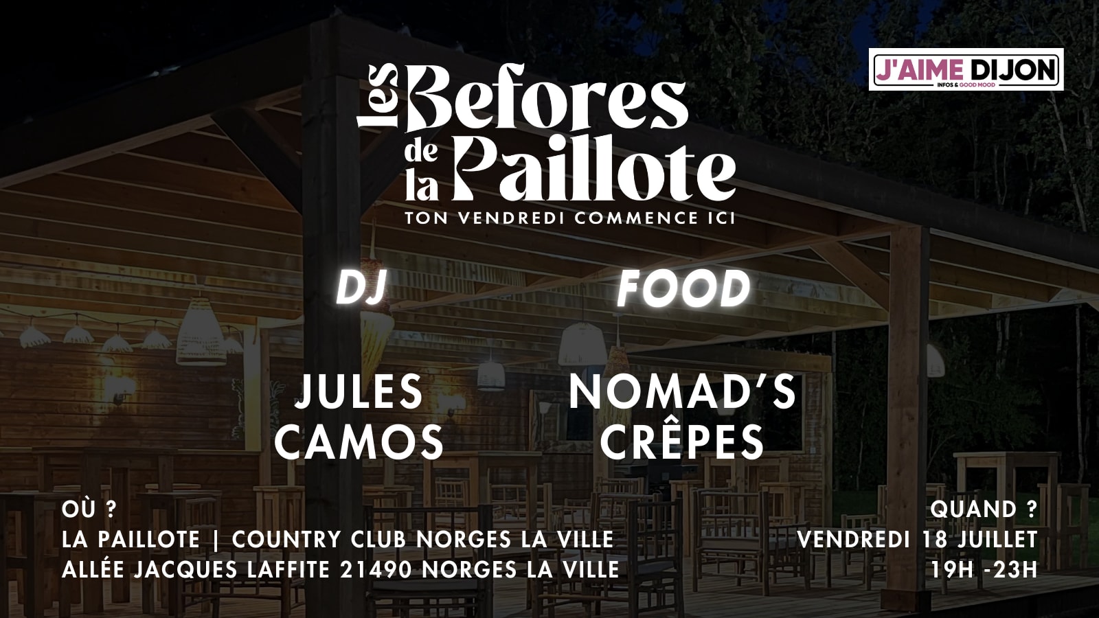 Les Befores De La Paillote 18 Juillet 2025 Cover