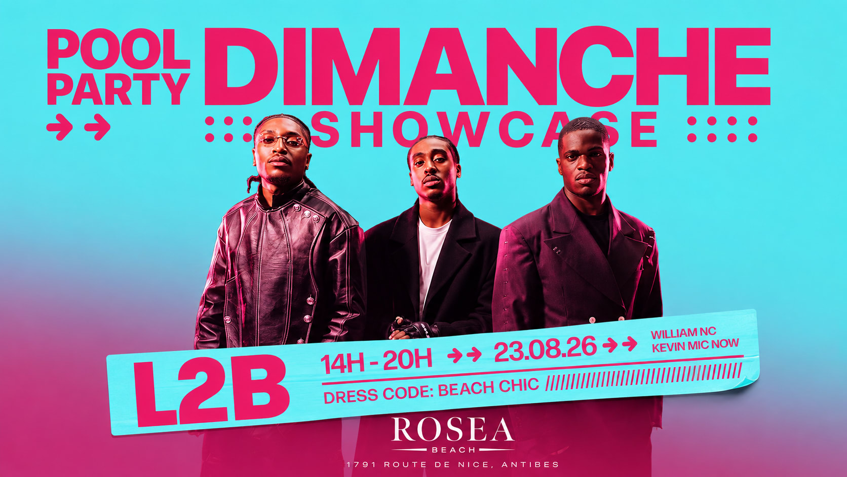 Rosea Beach // L2b Showcase 23/08 Cover