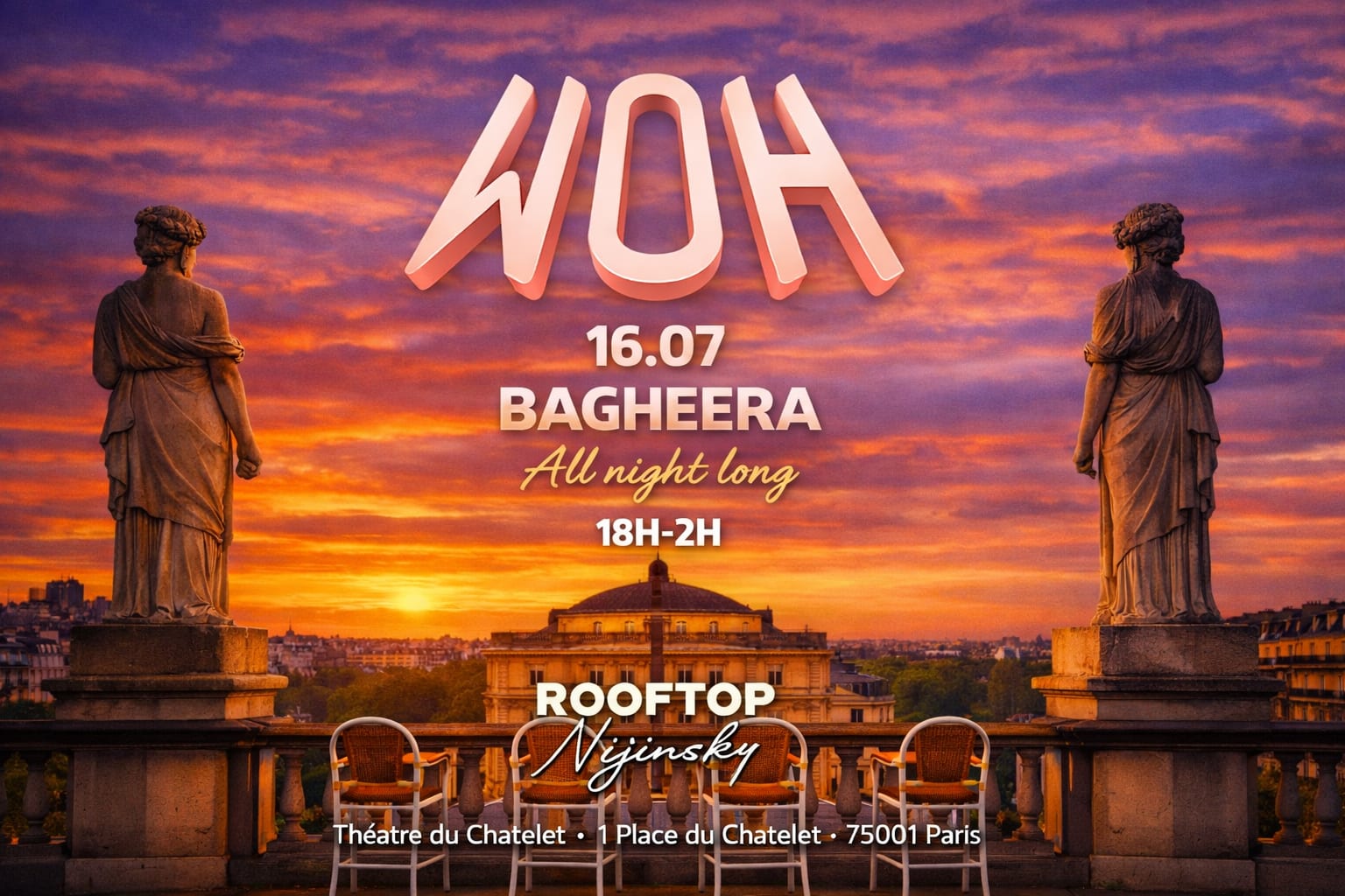 Woh At Rooftop Nijinsky W/ Bagheera - Release Party Cover