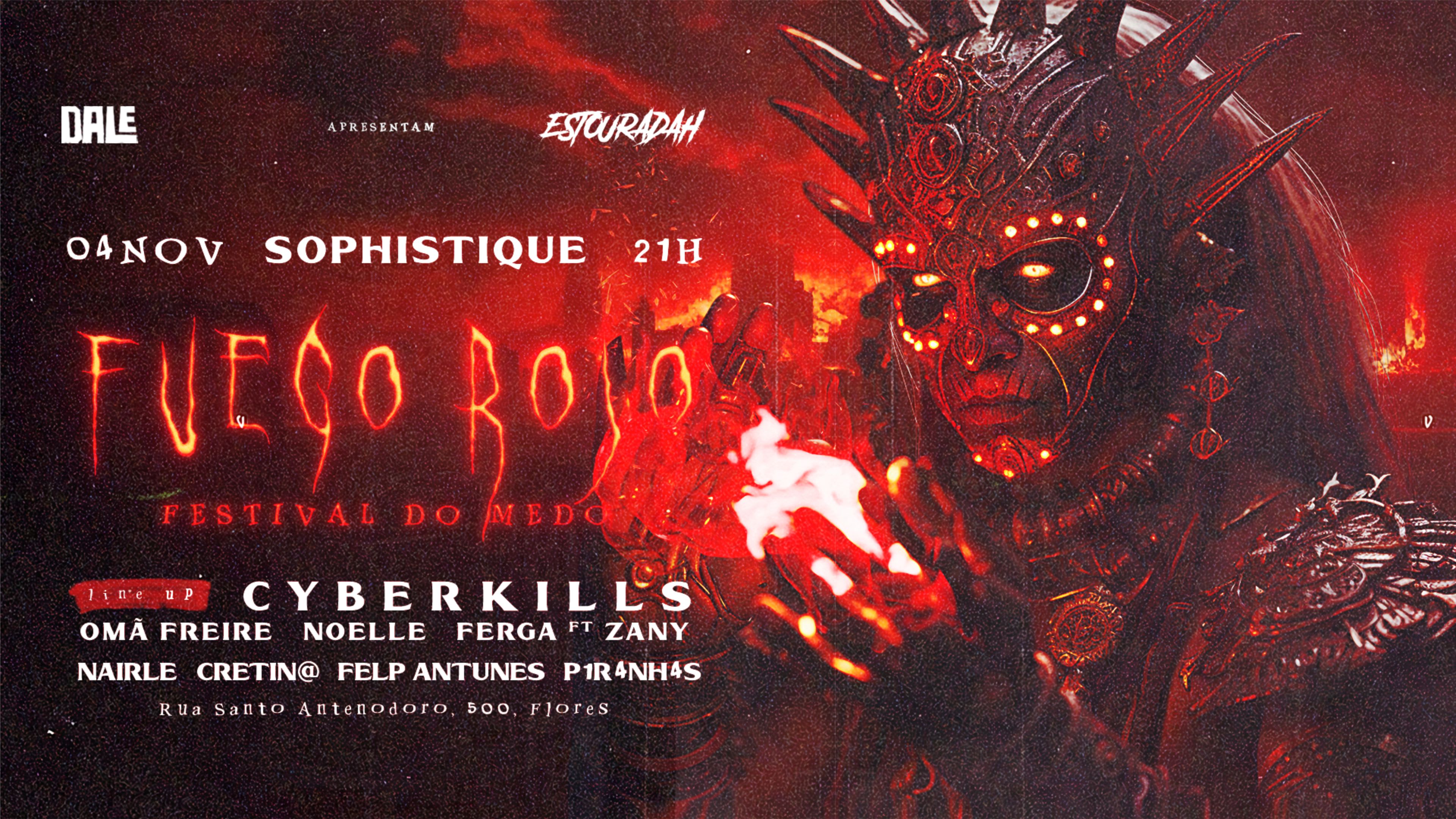 Fuego Rojo: Festival Do Medo Cover