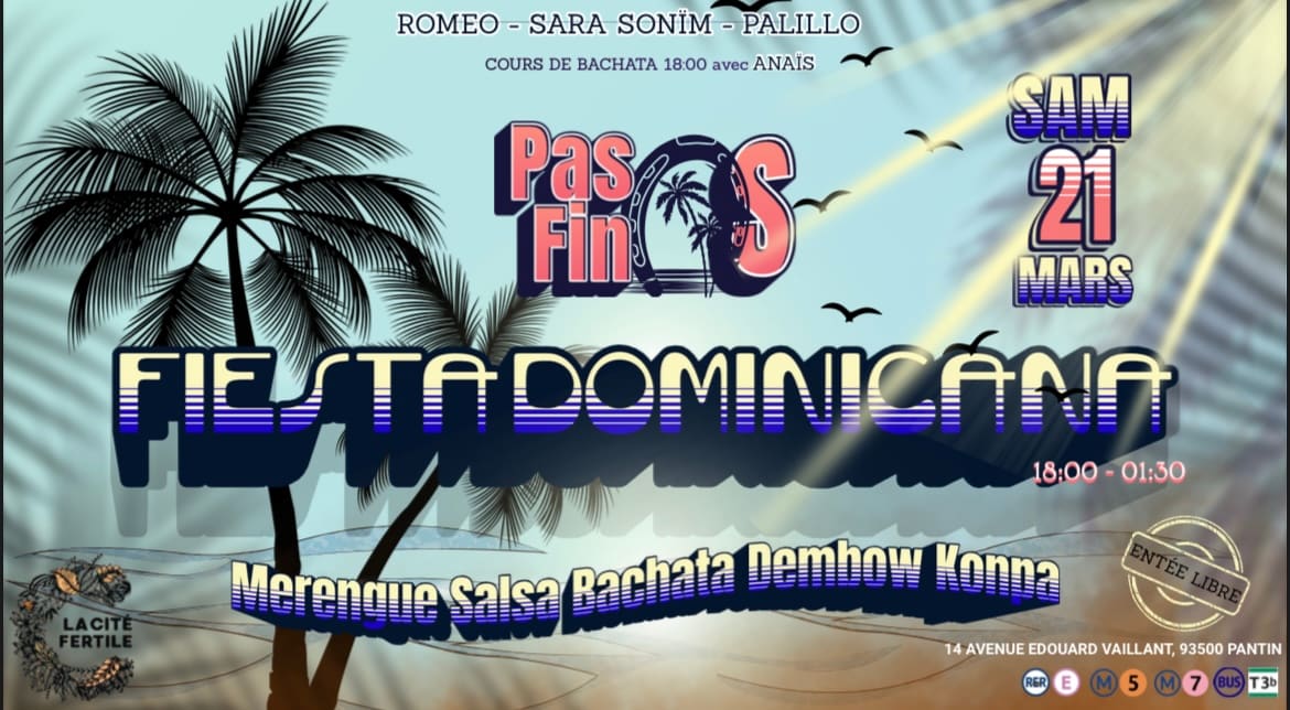 Fiesta Dominicana By Pasos Finos À La Cité Fertile Cover