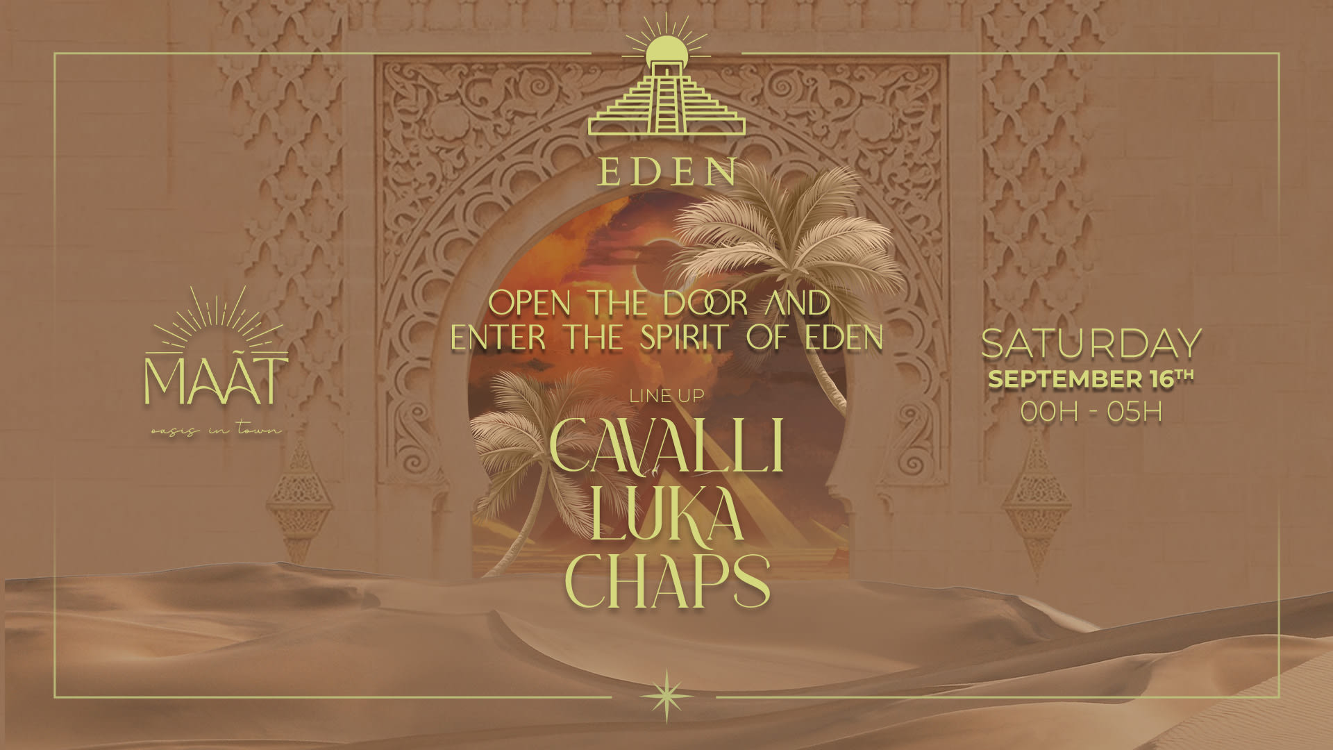 Eden - Maãt Club Cover