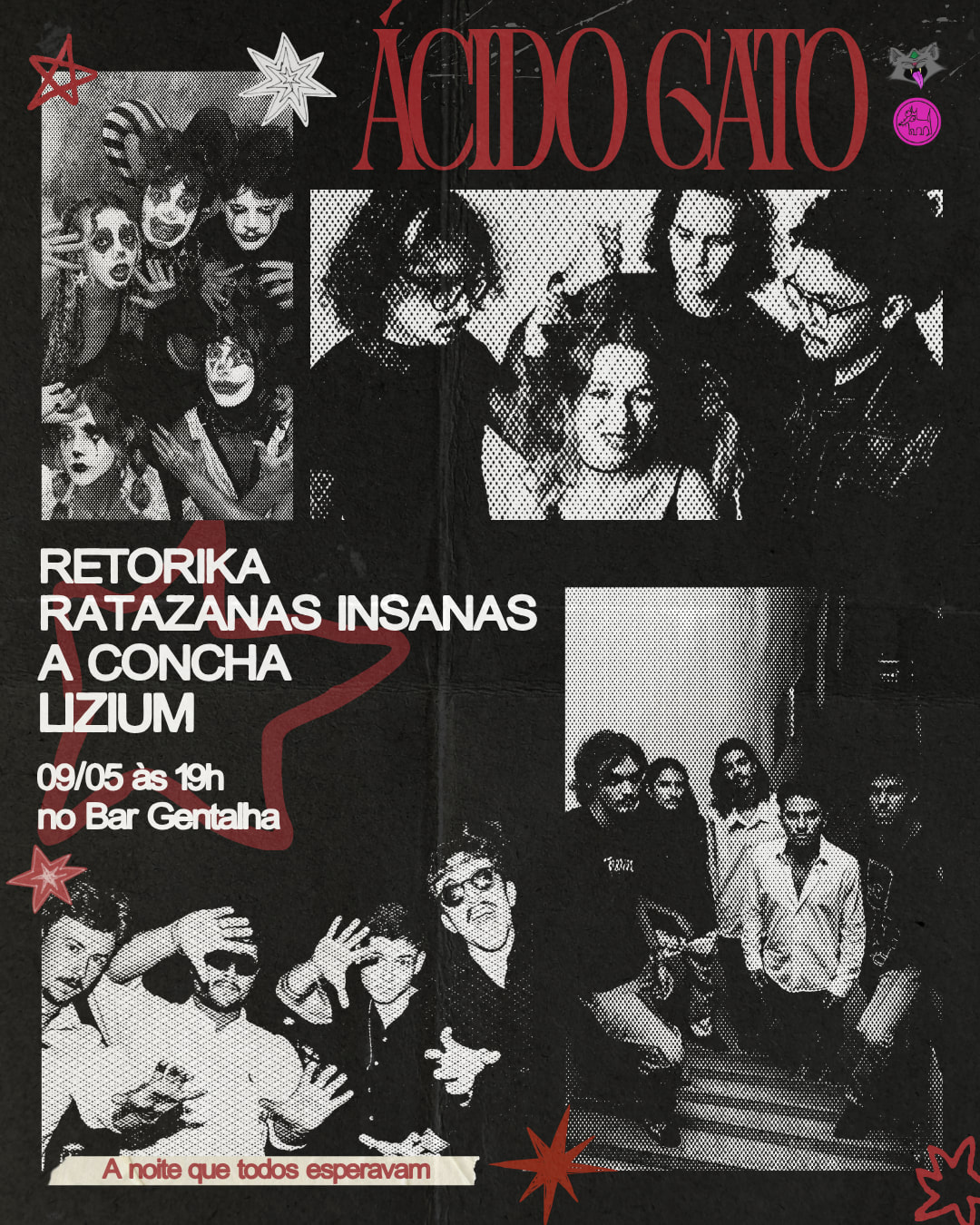 A Concha, Lizium, Ratazanas Insanas & Retorika Cover