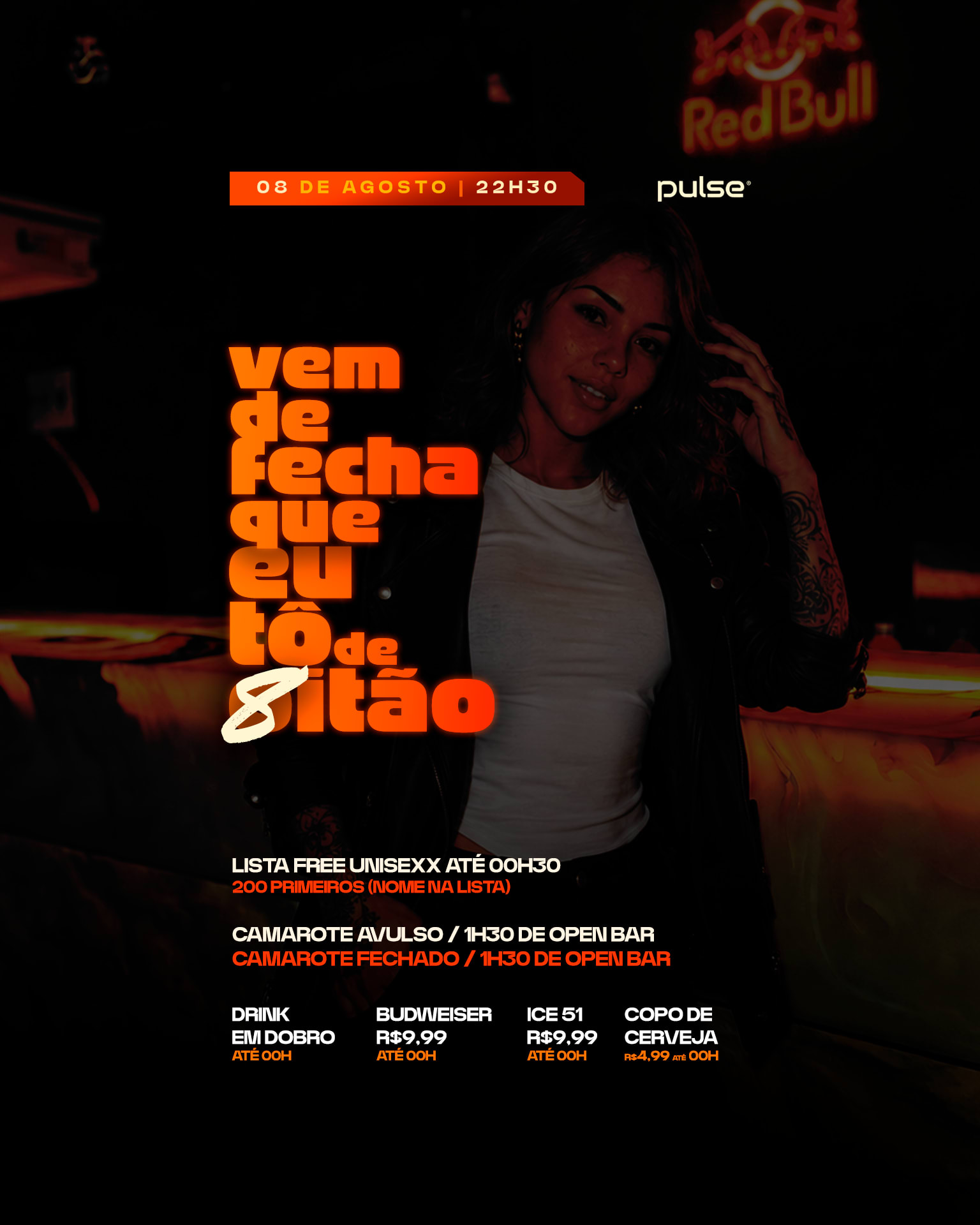 Vem De Flecha Que Eu Tô De Oitão | Pulse Club Cover