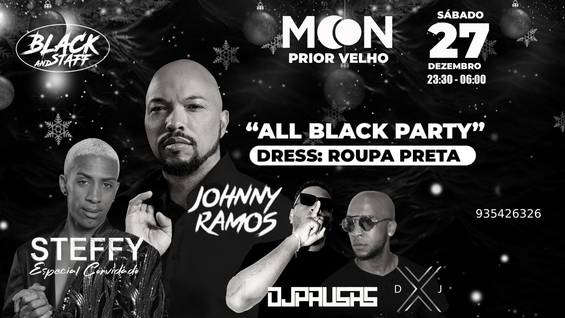 27/Dez Lisboa Johnny Ramos | All Black Party Cover