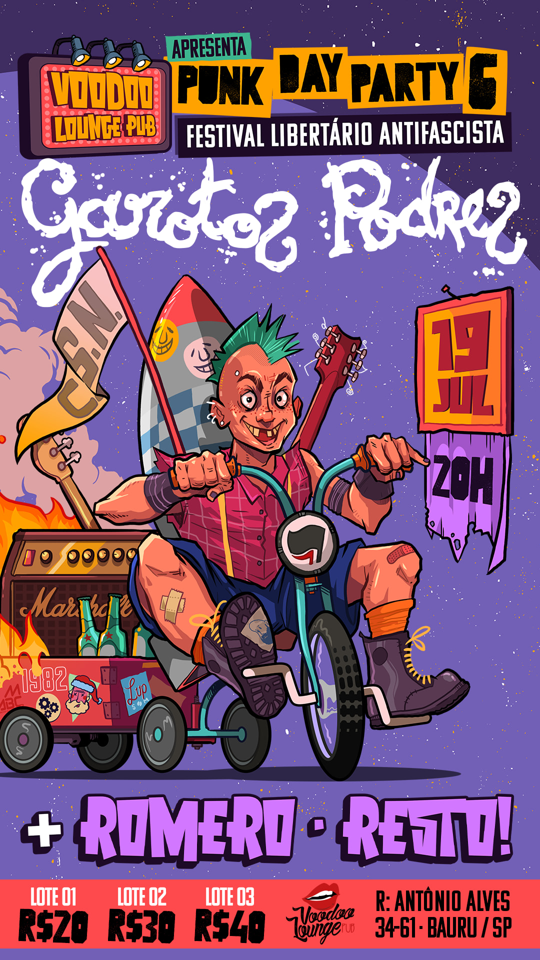 Garotos Podres - Voodoo Lounge Pub Cover