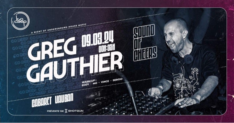 Le Bal Go Deep Invite Greg Gauthier Cover