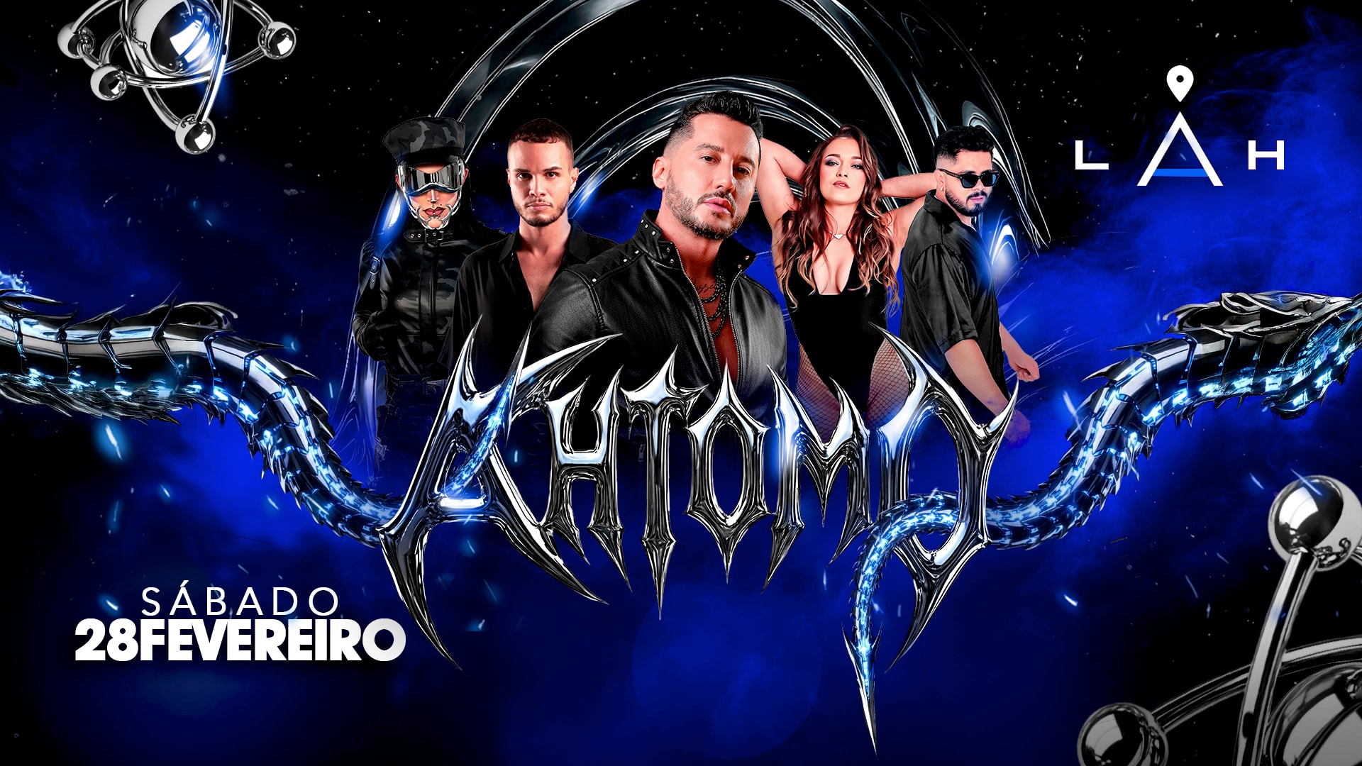 28/2 - Sabahbahdo + Ahtomo Party Com Diogo Goyaz Cover