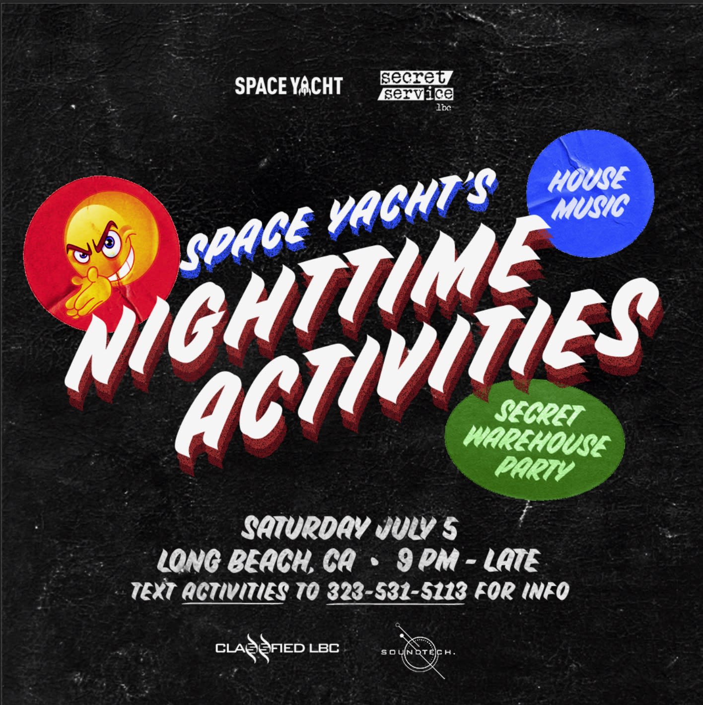 Secret Sound: Space Yacht Nighttime Activities Lbc Cover