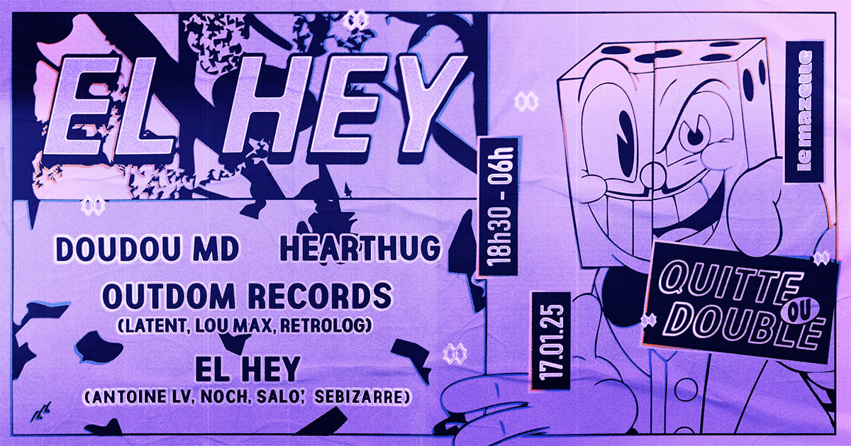 El Hey • Doudou MD, Hearthug, Outdom Records Cover