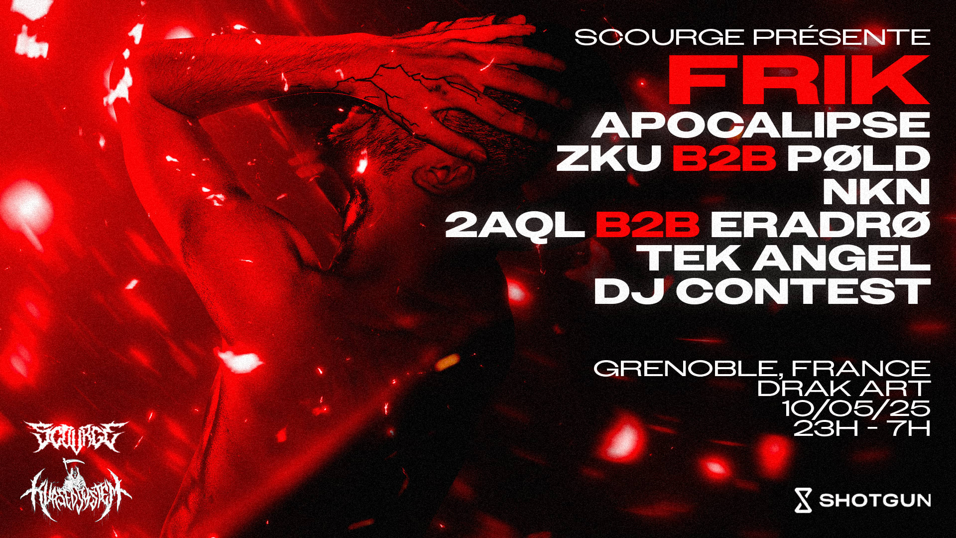 Scourge-Présente Hardnight Cover