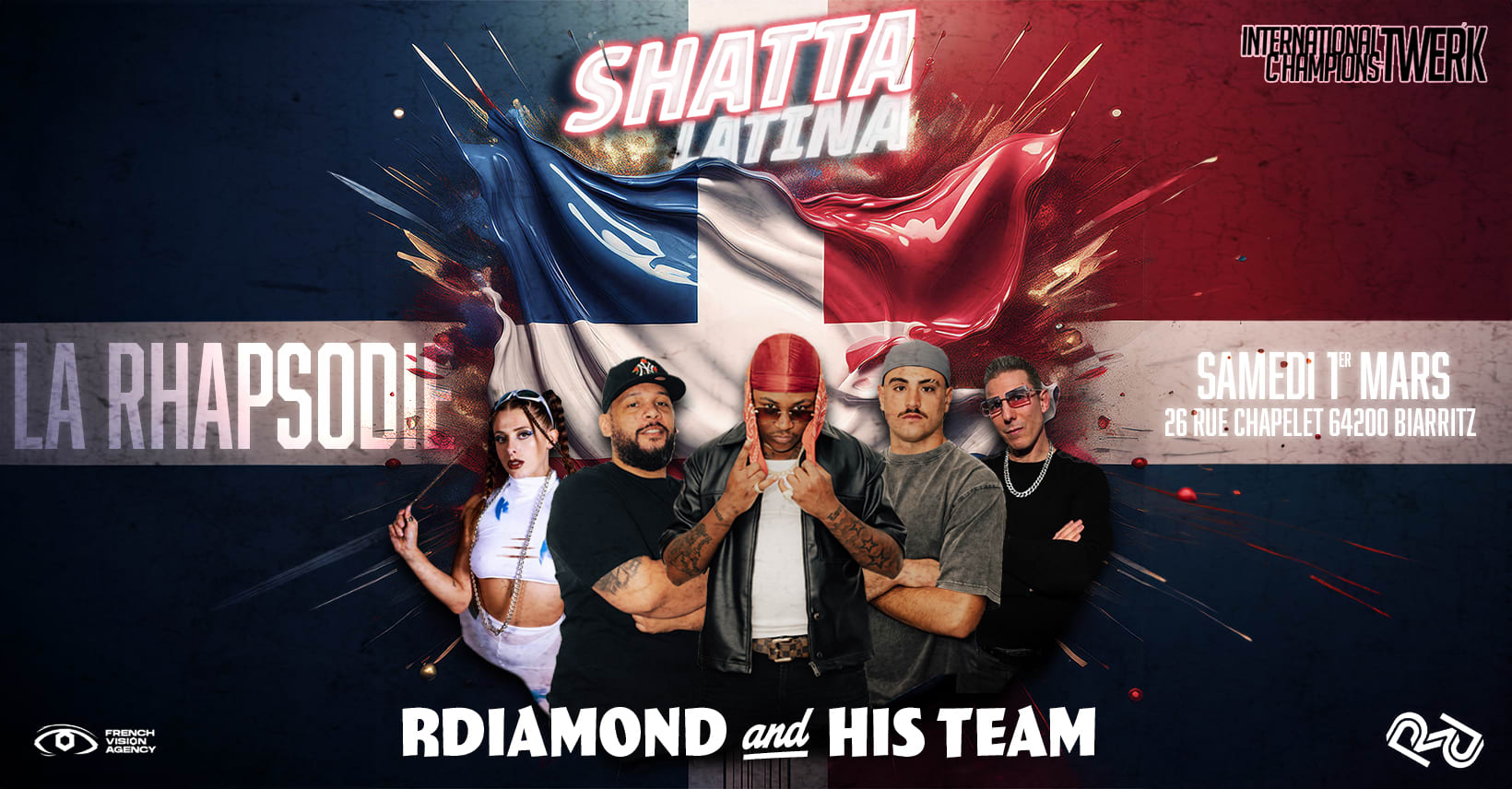 Shatta Latina : Rdiamond And His Team Cover