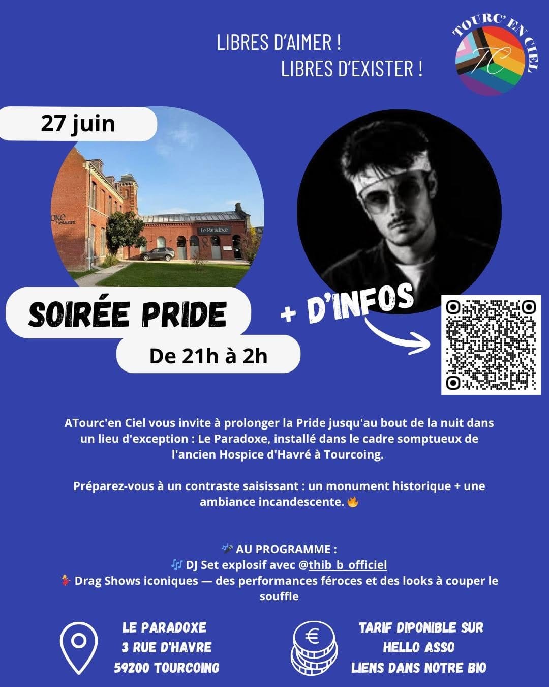 Soirée Pride Tourcoing 2026 Cover