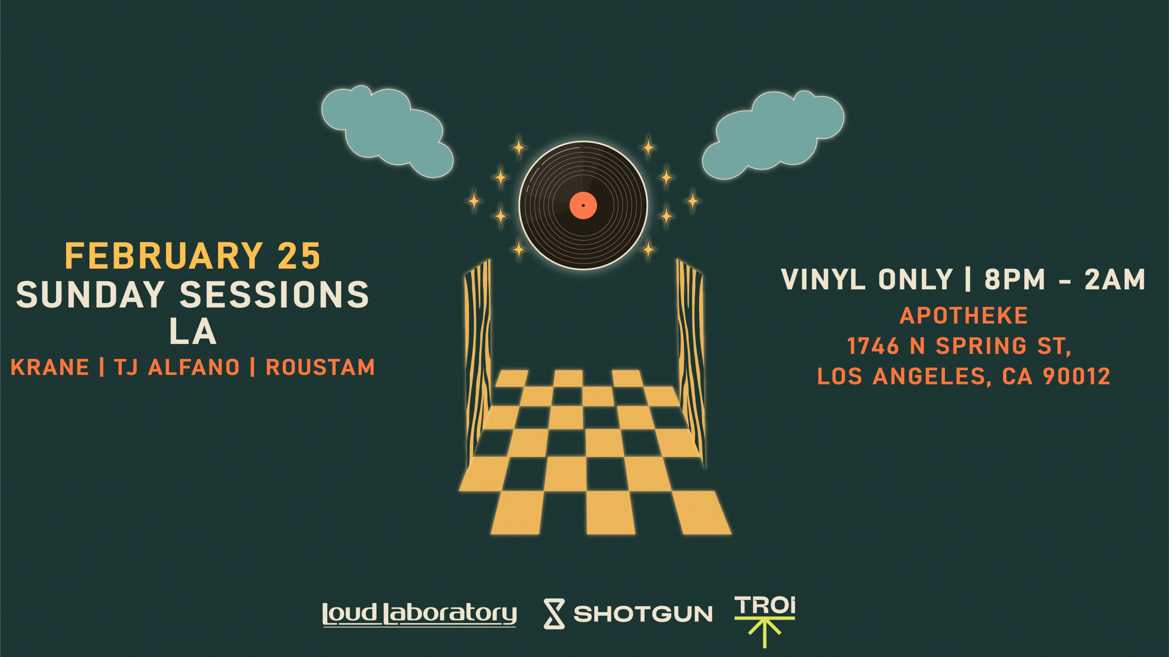 Sunday Sessions La (Vinyl Only) 02/25/24 Cover