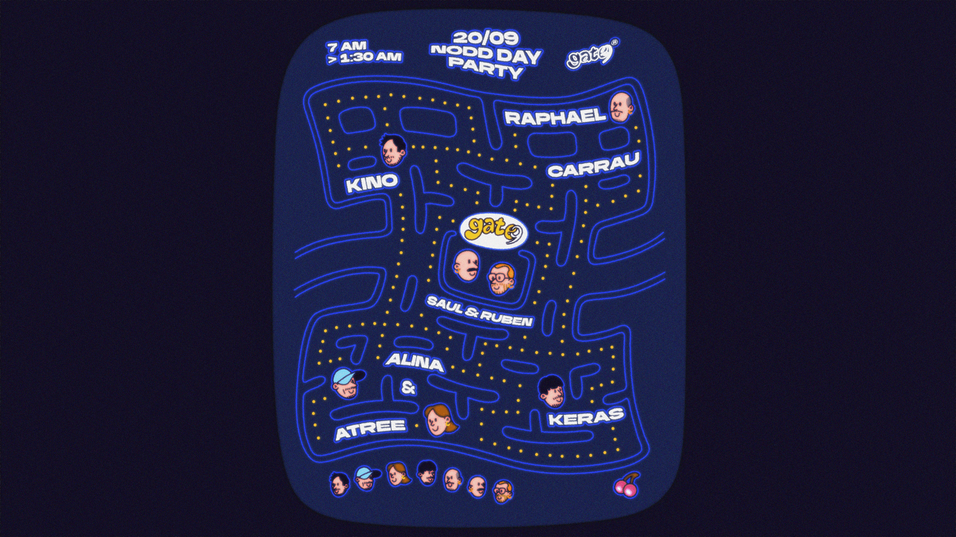 Gate 9 Invites Raphael Carrau, Kino, Keras, Alina & Atree Cover