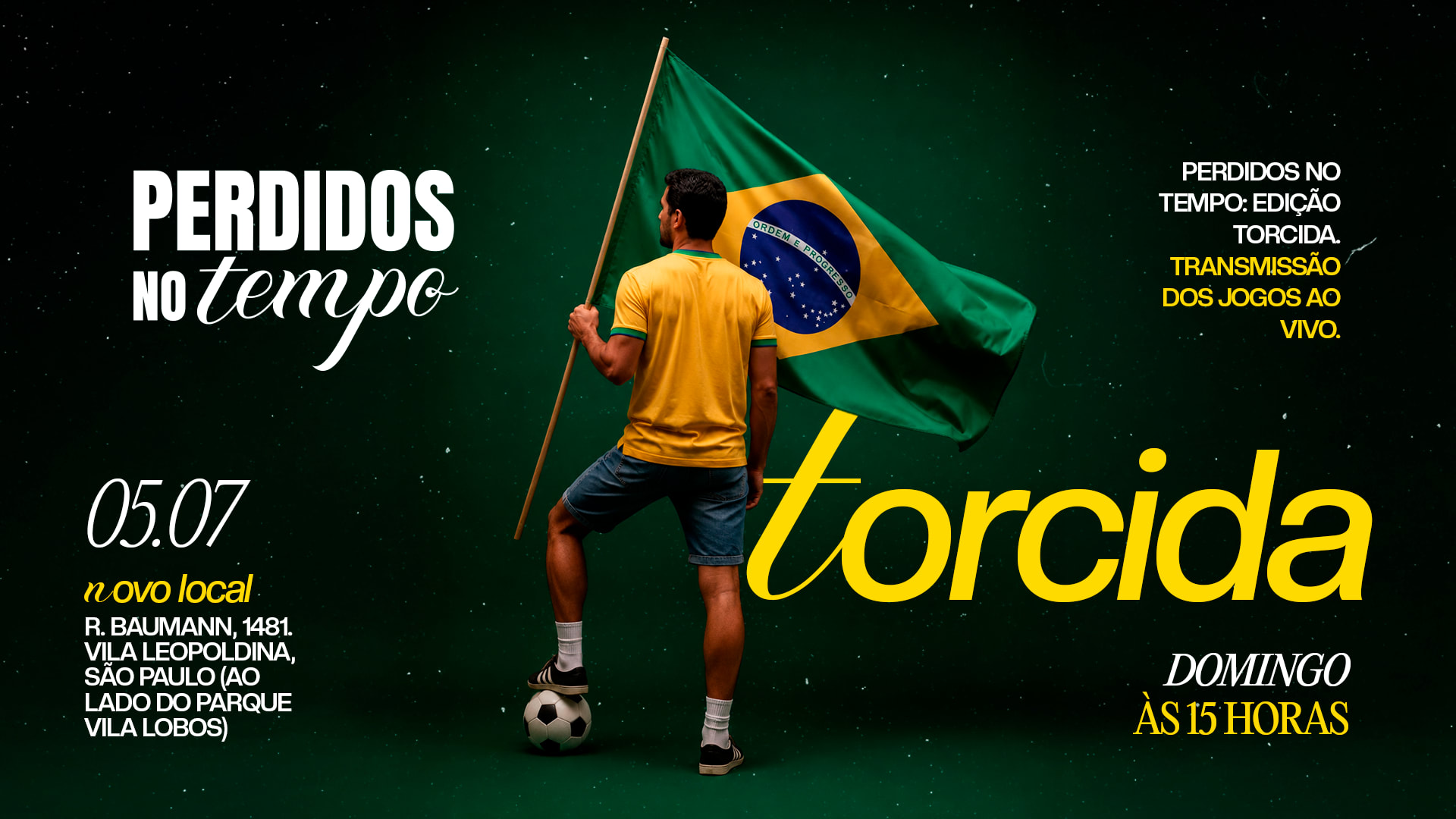 Perdidos No Tempo - Ed. Torcida 05/07 Às 14h Cover