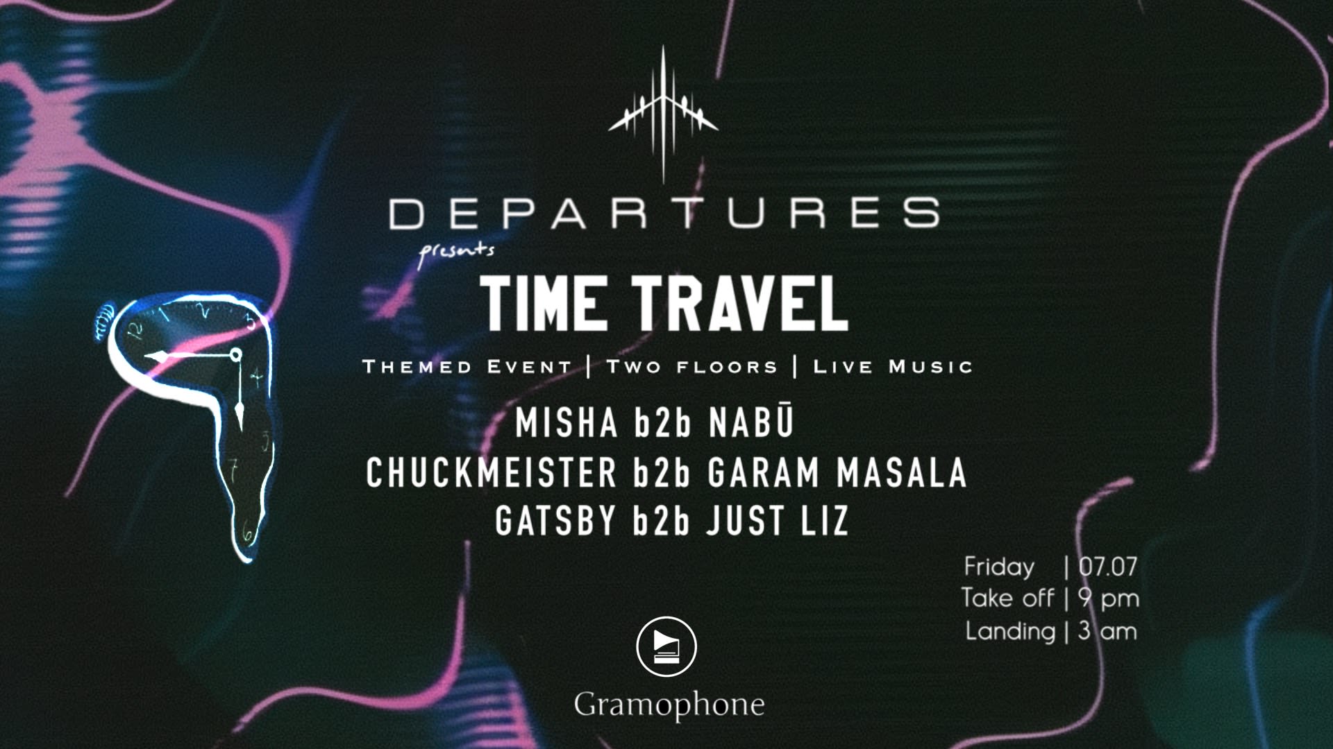 Departures Presents Time Travel Cover