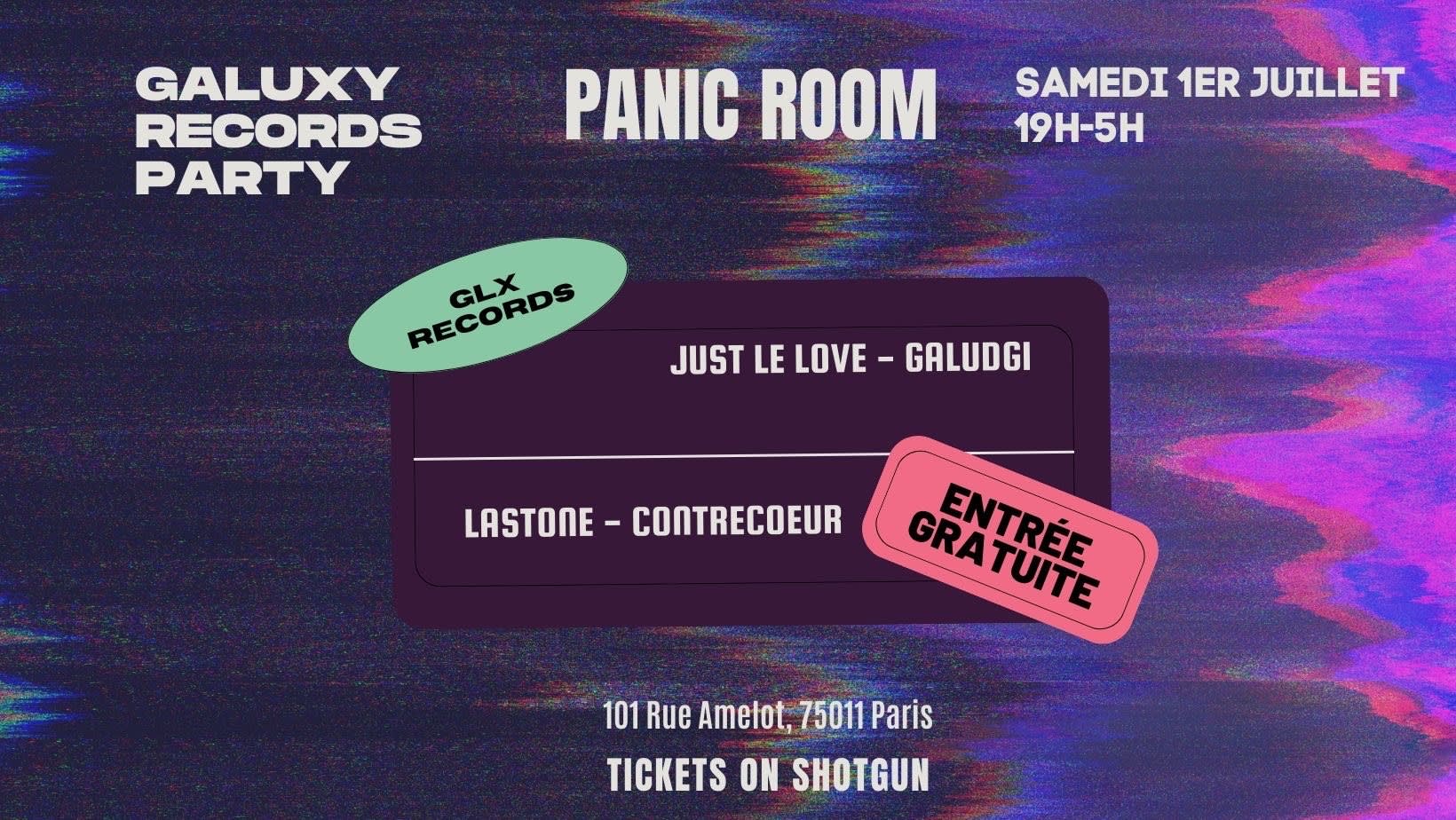 Galuxy Records Party @ Panic Cover