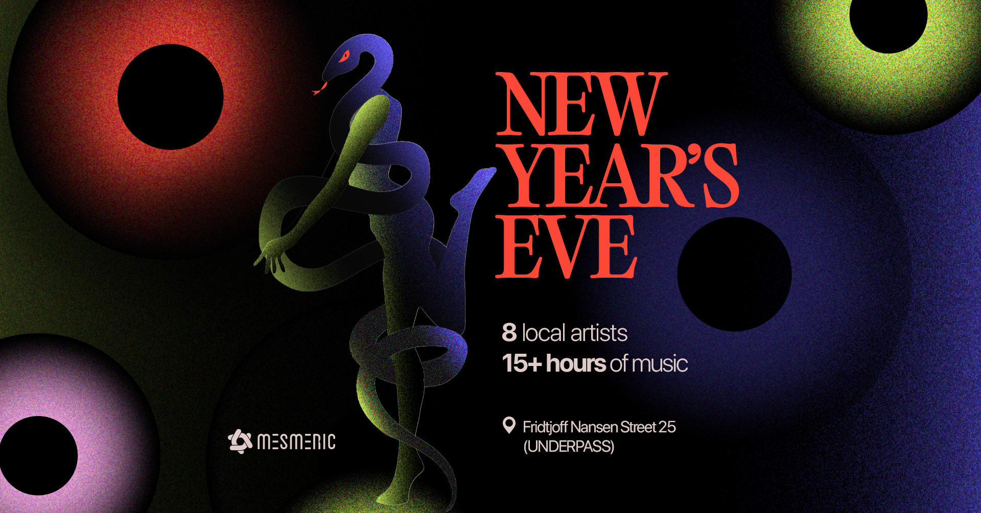 Mesmeric Pres. New Year's Eve Cover