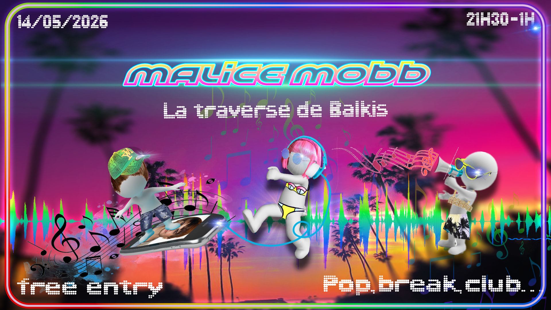 Malice Mobb - Pop, Break, Club Cover