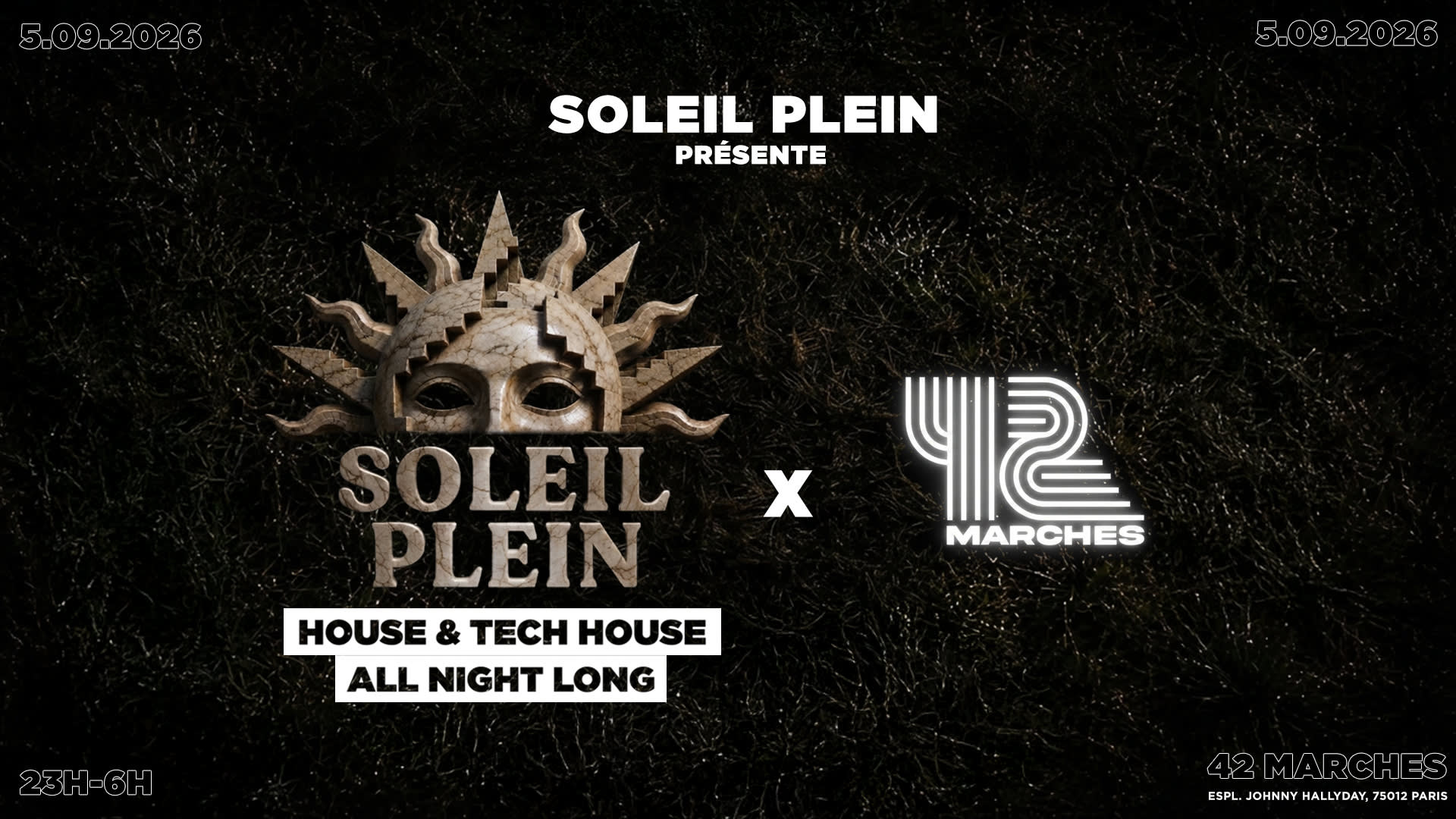 Soleil Plein : Pre-Opening Club @ 42 Marches Cover