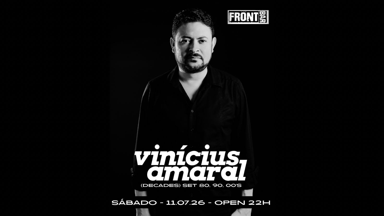 Front 11/7 Dj Vinicius Amaral (Decades) Cover