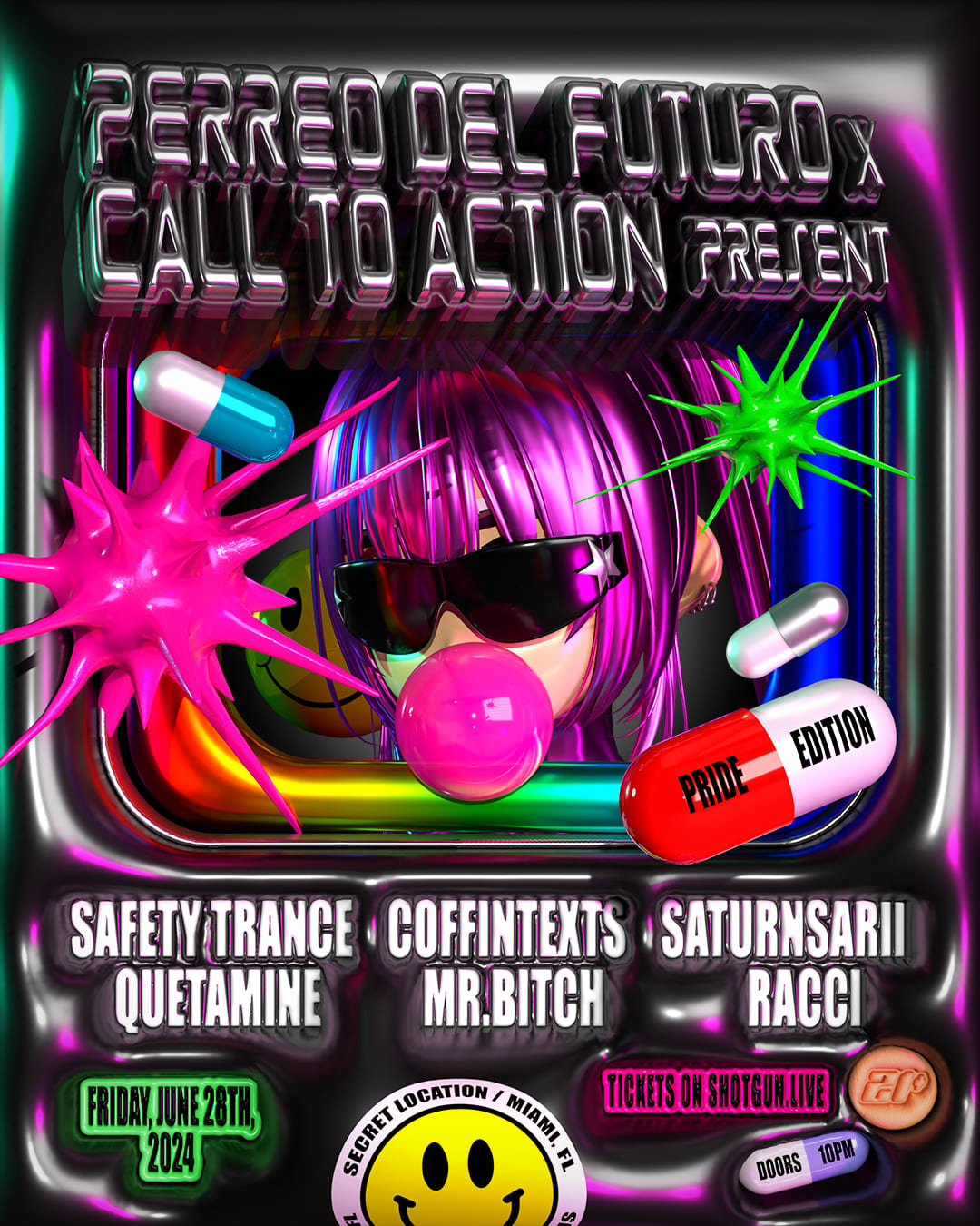 Perreo Del Futuro X Call To Action: Pride Edition Cover
