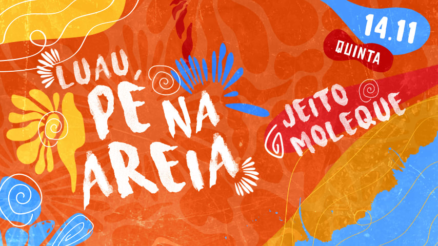 Pé Na Areia - Luau Com Jeito Moleque Cover