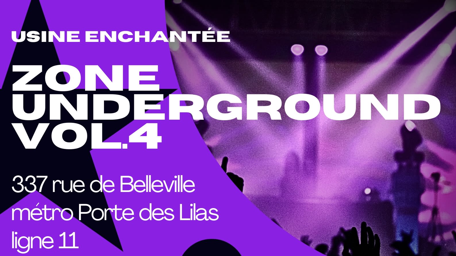 Usine Enchantée «Zone Underground 4» Cover