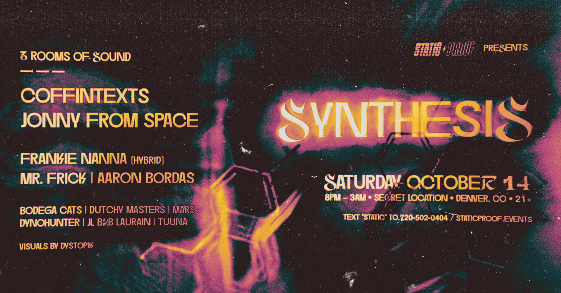 Staticproof Presents: Coffintexts & Jonny From Space Cover