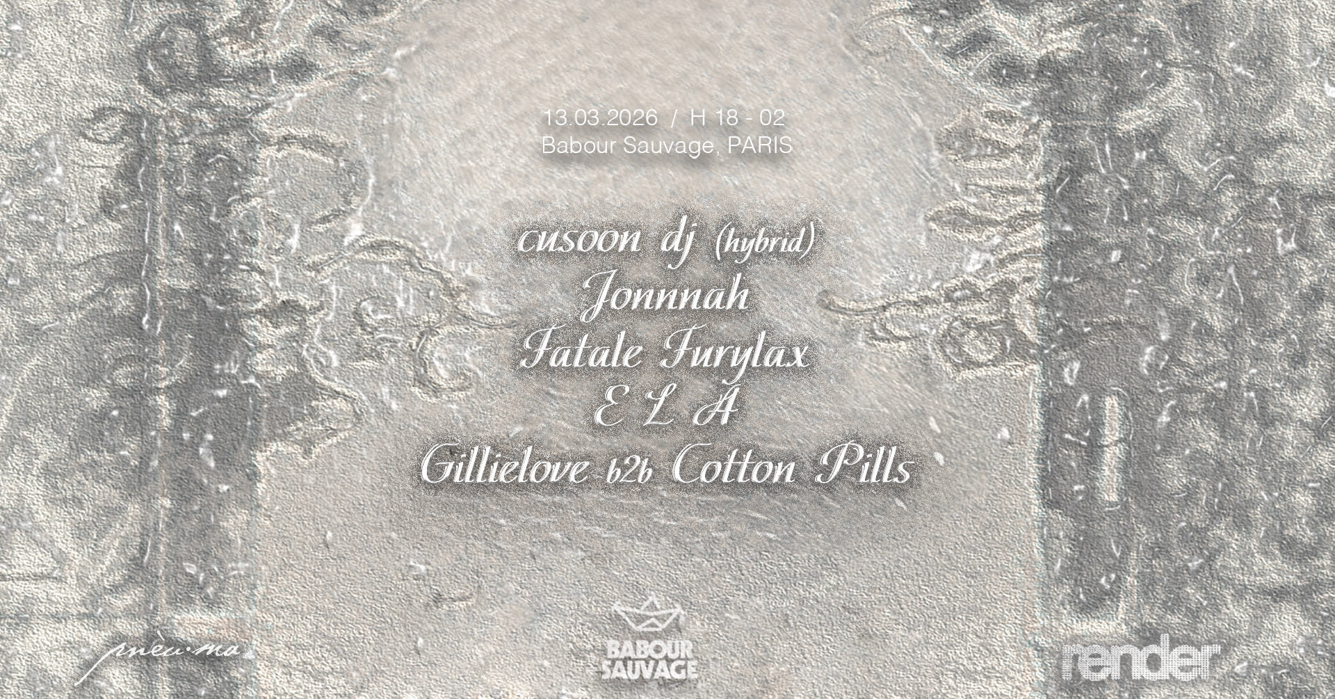 Render X Pneuma X Babour Sauvage Cover