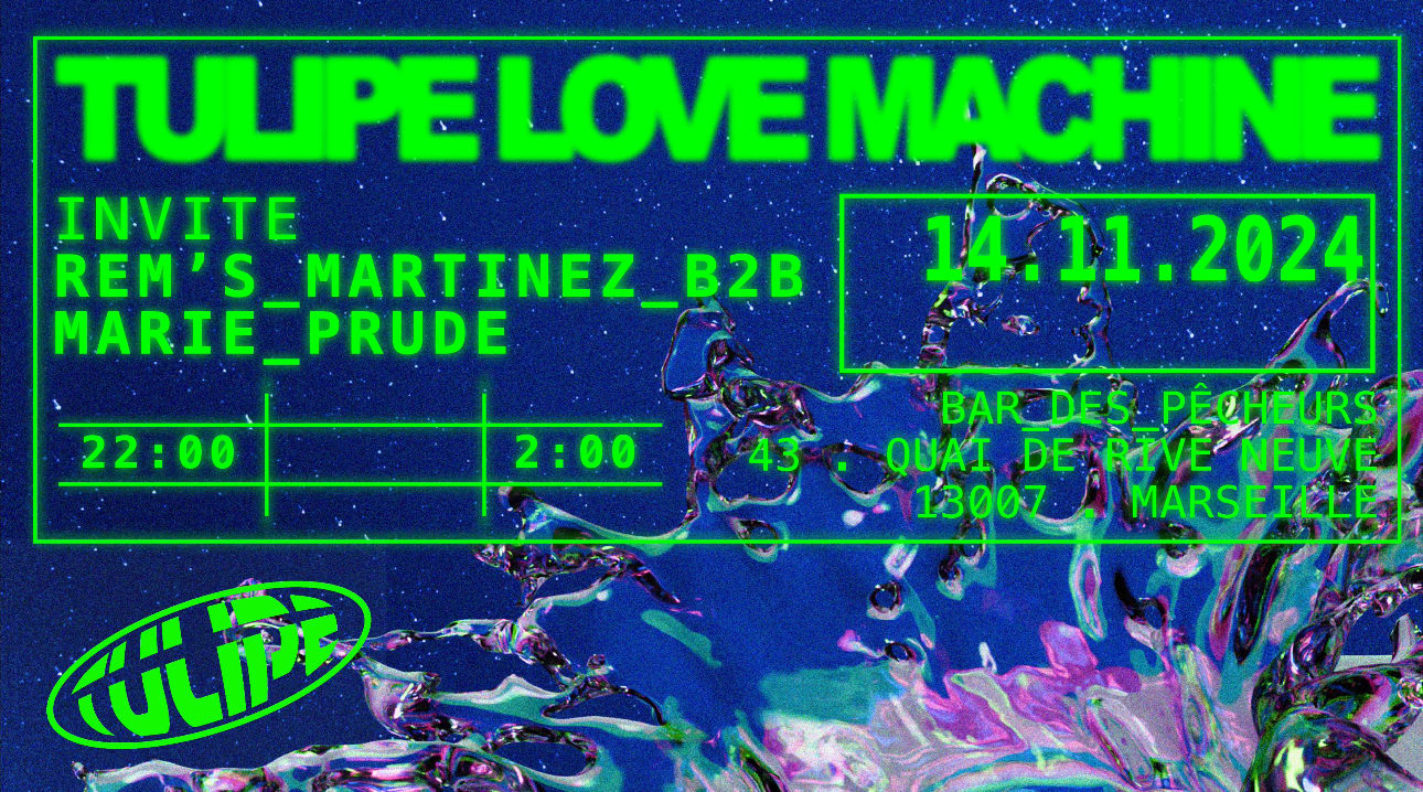 Tulipe Love Machin Invite Rem's Martinez, Marie Prude 14.11 Cover