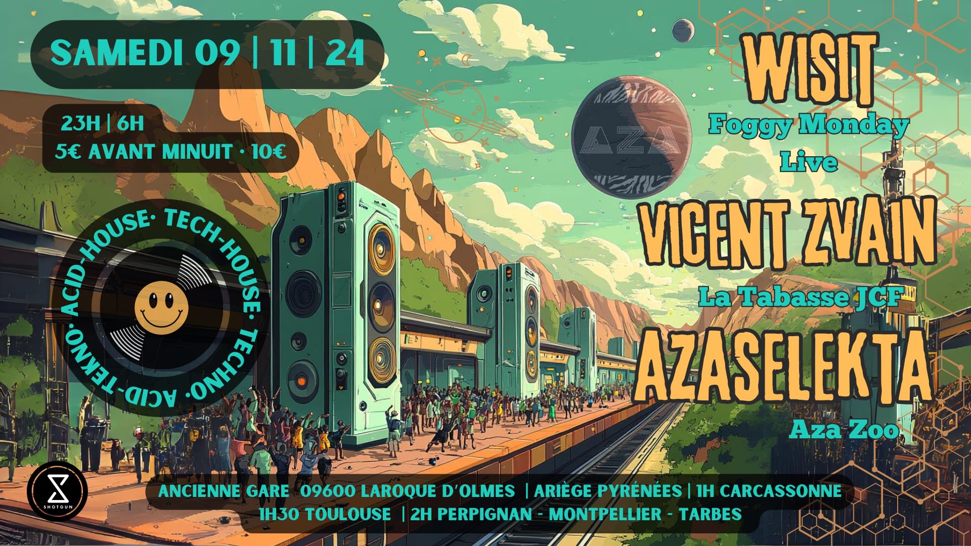 9|11 [ All Night Party ] @ Aza Cover