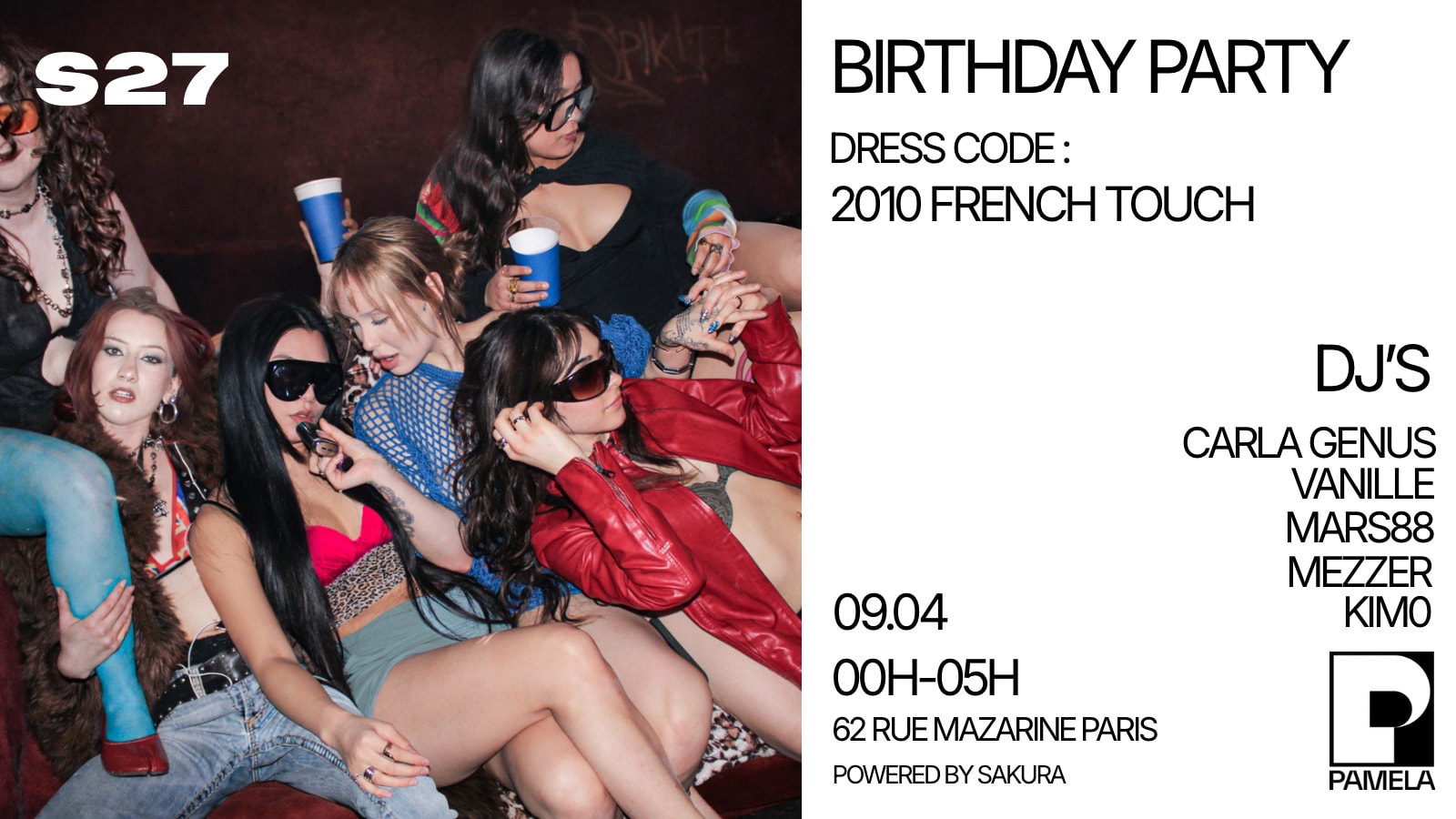 S27 Birthday Party - Carla Genus, Vanille, Mezzer, Mars88.. Cover