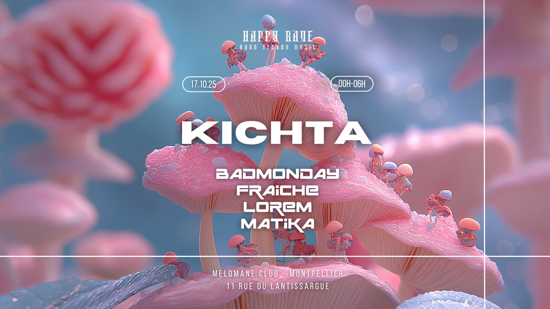 Happy Rave Invite Kichta Cover