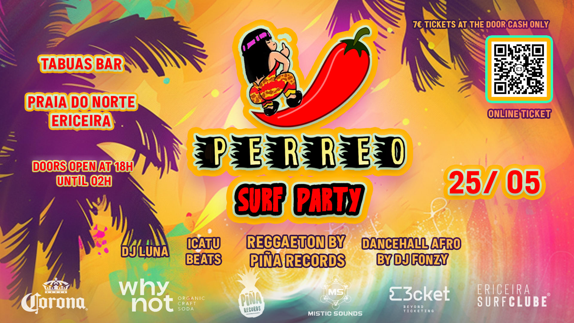 Perreo Surf Party Ericeira Cover