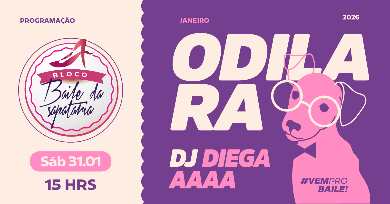 Bloco Baile Da Sapataria Com Odilara Convida Aline Calixto Cover