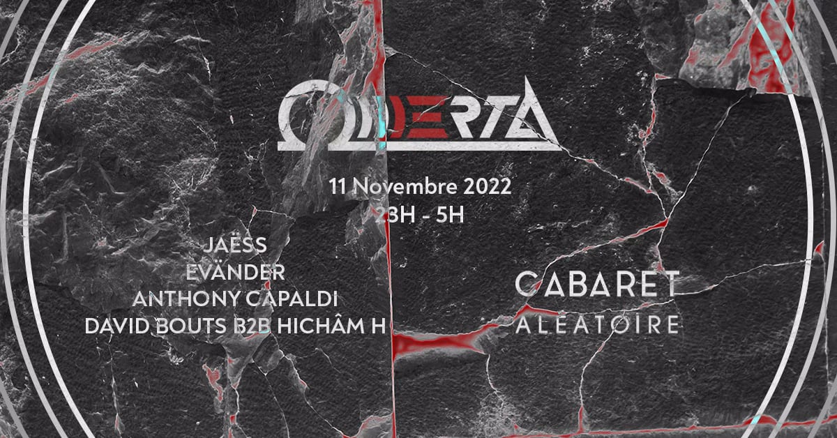 11/11 ▷ Club Cabaret ⑅ Omerta W/ Jaëss + Evänder & More Cover