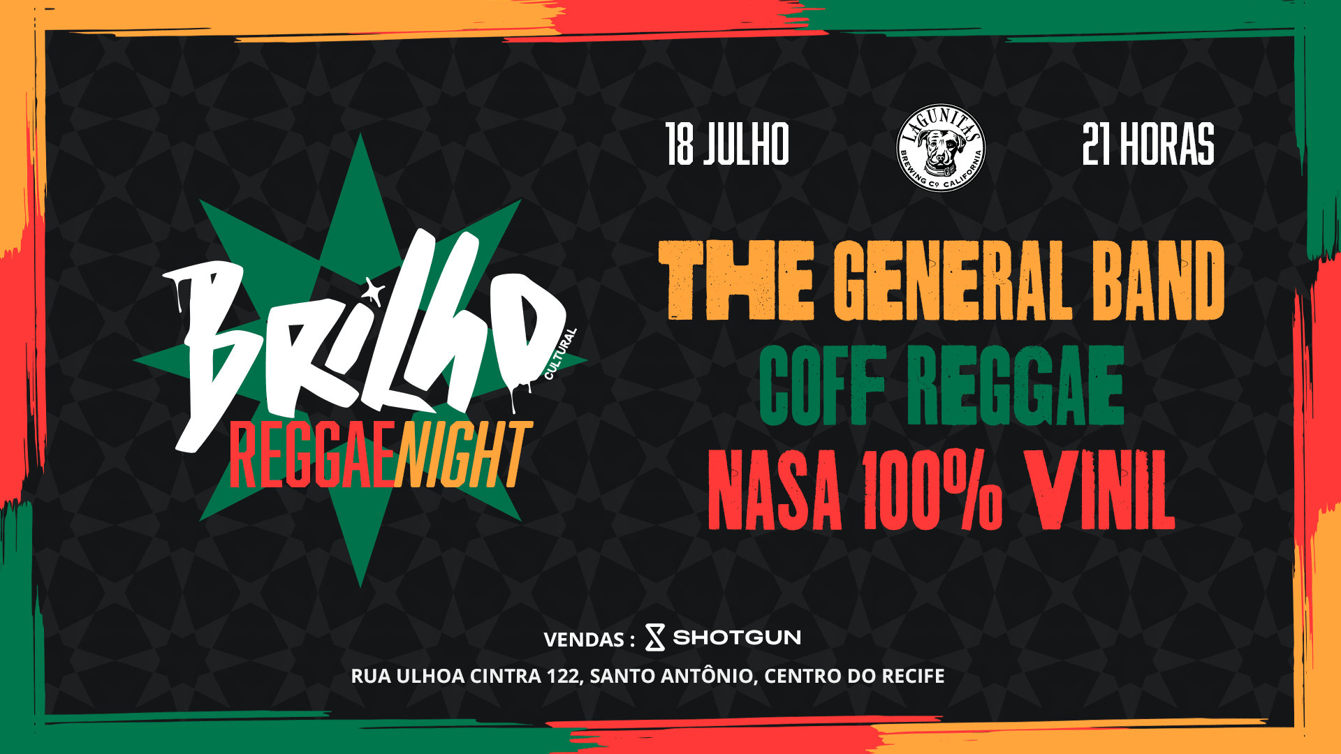O Brilho Reggae Nigth Cover