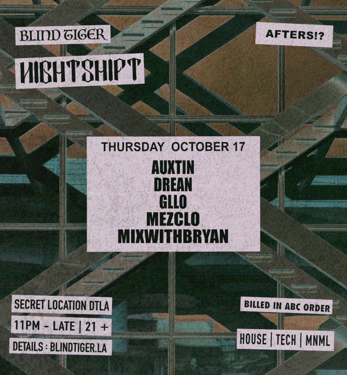 Nightshift Afterhours Cover